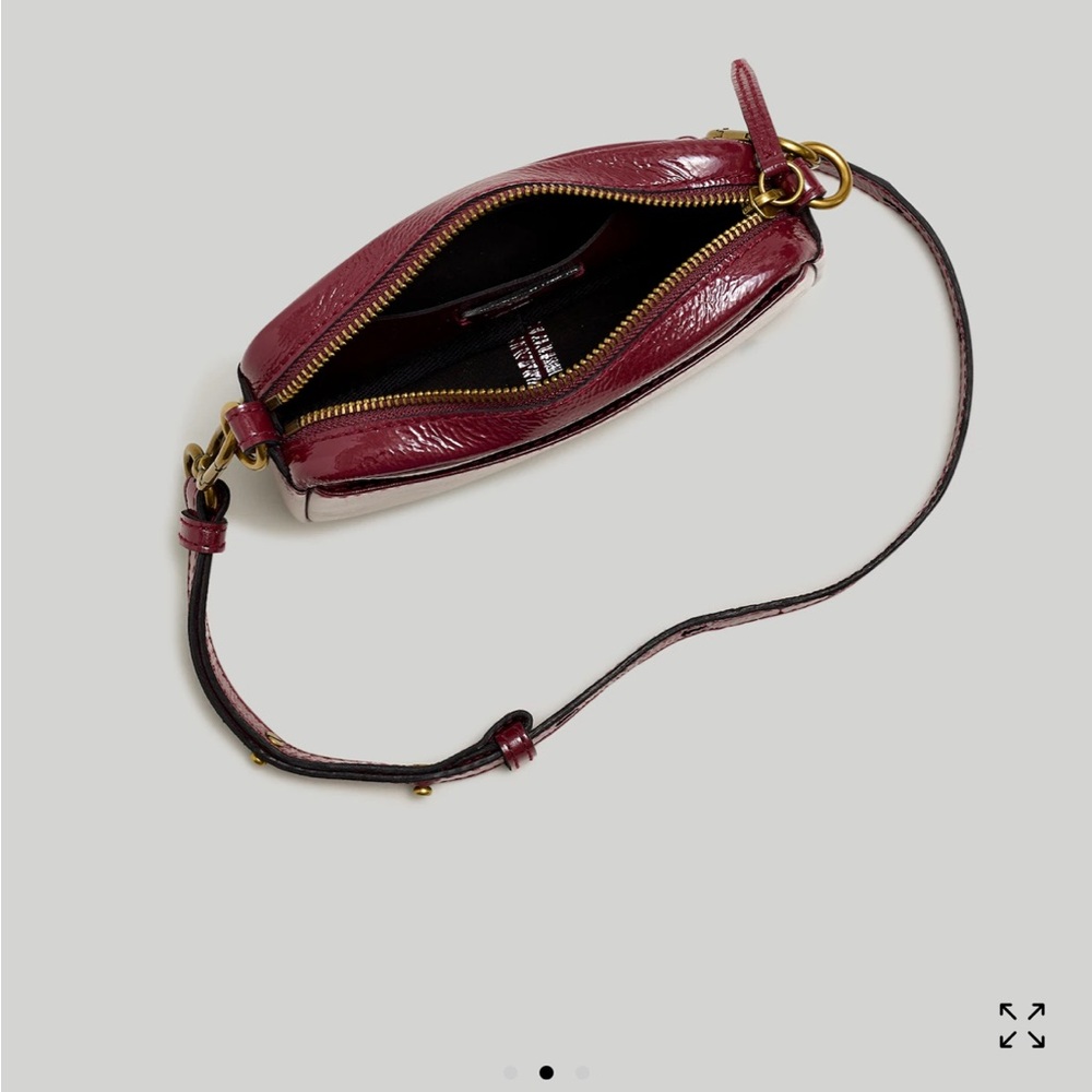 The Leather Carabiner Mini Crossbody Bag - Picture 4 of 11